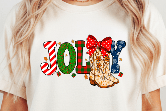 Download Western Christmas Jolly PNG Cowgirl Fest - Christmas Collection