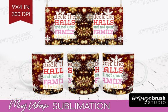 Download Funny Christmas Quote Mug Wrap PNG - Christmas Collection