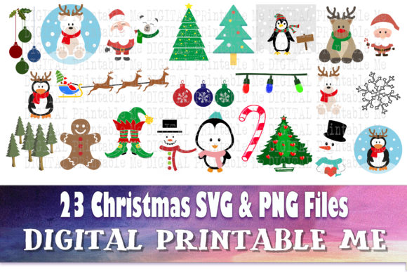 Download Christmas Mix Clip Art Holiday Svg Pack - Christmas Collection