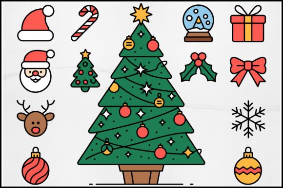 Download Christmas Holiday Clipart Set - Christmas Collection