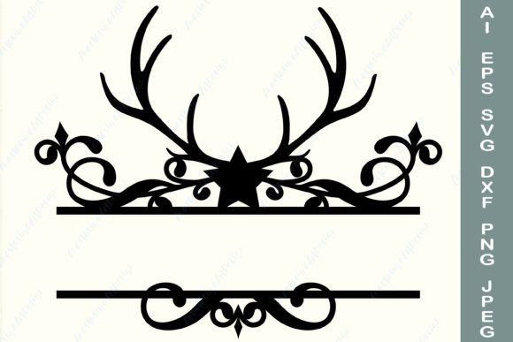 Download Reindeer Antlers Frame, Christmas - Christmas Collection