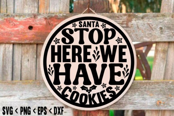 Download Christmas Round Sign Svg Png Design - Christmas Collection