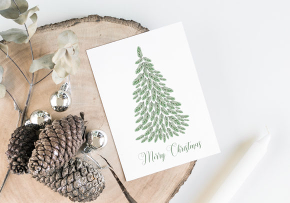 Download Printable Christmas Card, Merry X-Mas - Christmas Collection