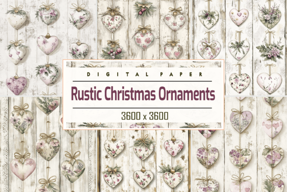 Download Rustic Christmas Ornaments - Christmas Collection