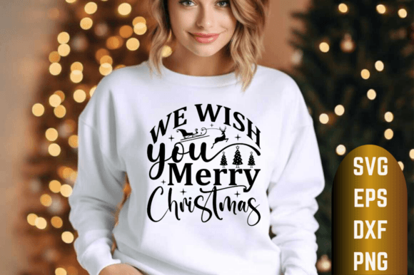 Download We Wish You Merry Christmas SVG Design - Christmas Collection