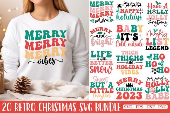 Download Retro Christmas SVG Bundle - Christmas Collection