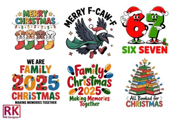 Download Funny Christmas 6 7 SVG Bundle - Christmas Collection