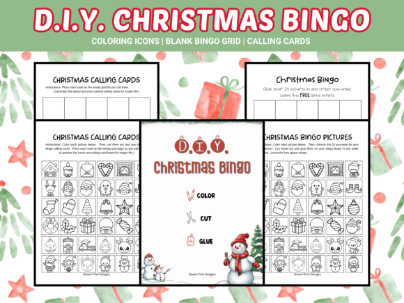 Download DIY Christmas Bingo - Christmas Collection