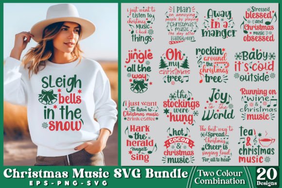 Download Christmas Music SVG Bundle - Christmas Collection