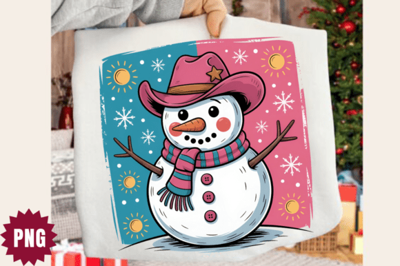 Download Western Christmas Snowman PNG Design - Christmas Collection
