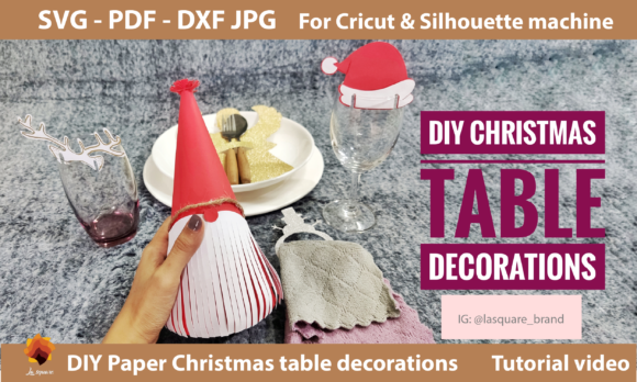 Download DIY Christmas Table Decoration Templates - Christmas Collection