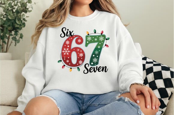 Download Six Seven 67 6 7 Christmas Xmas Meme PNG - Christmas Collection