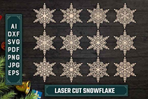 Download Christmas Ornaments Snowflake Bundle 107 - Christmas Collection