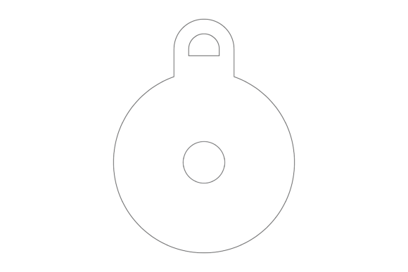 Download Christmas Outline Bulb Svg Illustration - Christmas Collection