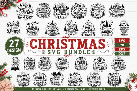 Download Christmas SVG Bundle, Christmas Quote SV - Christmas Collection