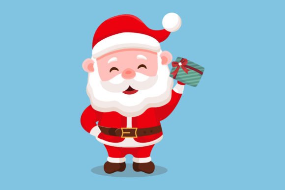 Download Happy Santa Claus Giving Christmas Gifts - Christmas Collection