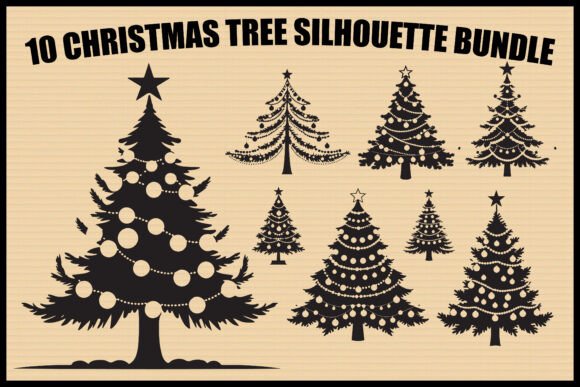 Download Christmas Tree Silhouette Bundle - Christmas Collection