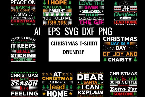 Download Christmas T-shirt Bundle Design - Christmas Collection