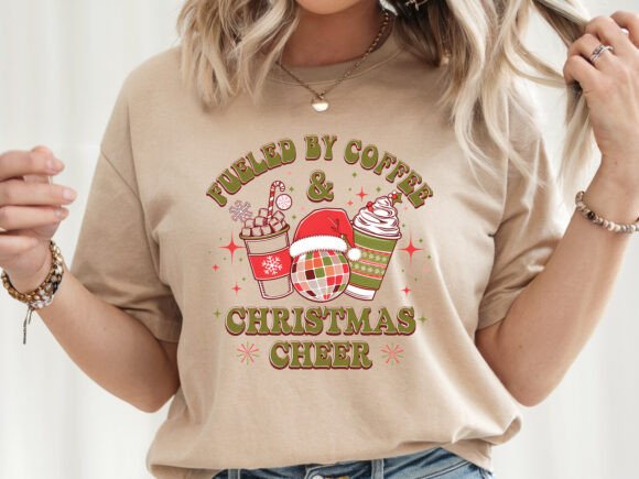 Download Fueled by Coffee &amp; Christmas Cheer PNG - Christmas Collection