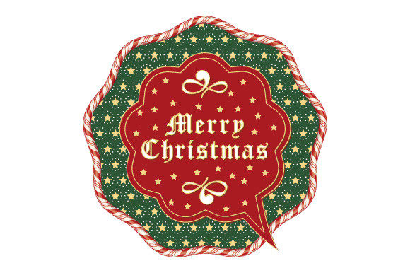 Download Merry Christmas EPS SVG PNG Retro Frame - Christmas Collection