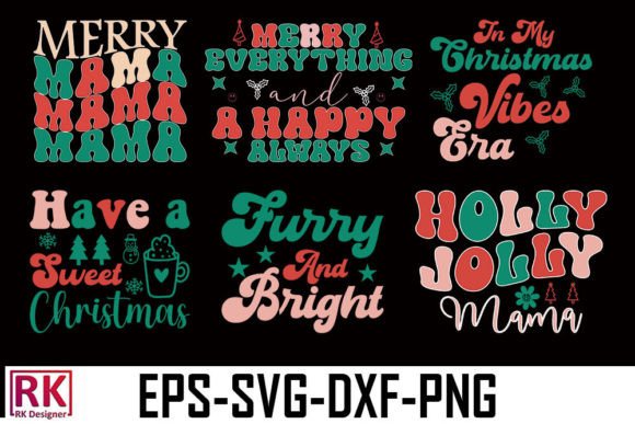 Download Retro Christmas Svg Bundle - Christmas Collection