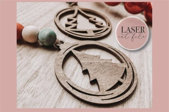 Download Christmas Ornaments Svg for Laser - Christmas Collection
