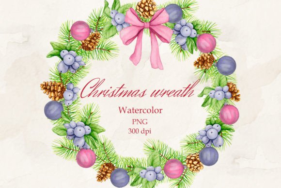 Download Christmas Composition. Watercolor. PNG - Christmas Collection