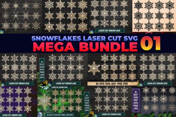 Download Christmas Ornaments Snowflake Bundles - Christmas Collection