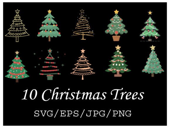 Download Christmas Tree X- Mas 10 Elements - Christmas Collection