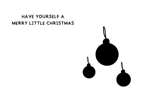 Download Merry Little Christmas Tree Balls Banner - Christmas Collection