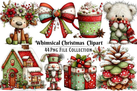 Download Whimsical Christmas Clipart - Christmas Collection