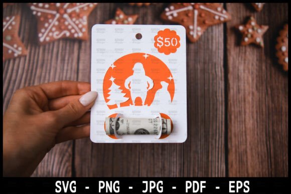 Download Christmas Money Card Holder SVG - Christmas Collection