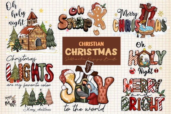 Download Christian Christmas Sublimation Bundle - Christmas Collection