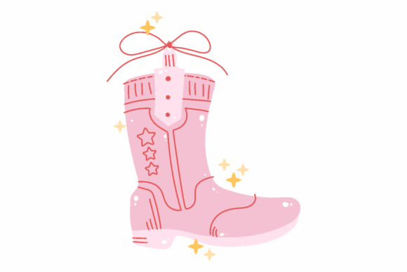 Download Christmas Pink Boot - Christmas Collection