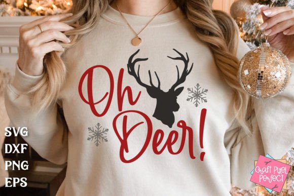 Download Oh Deer Svg, Christmas Saying Svg - Christmas Collection