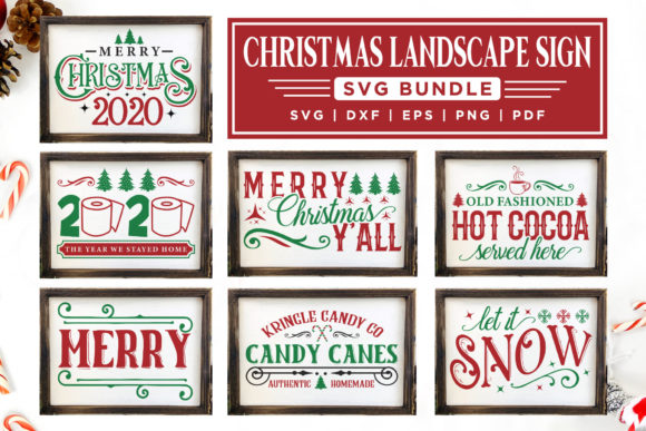 Download Christmas Sign SVG Bundle - Christmas Collection