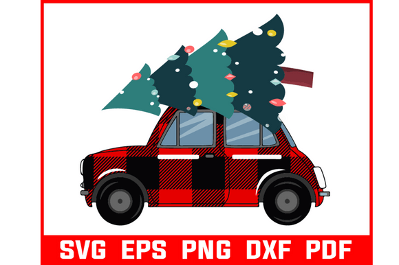 Download London Cab with Christmas Gift Svg - Christmas Collection