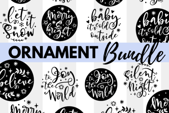 Download Christmas Ornament Svg Bundle, Woodslice - Christmas Collection