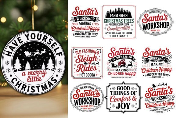 Download Vintage Farmhouse Christmas SVG Bundle - Christmas Collection