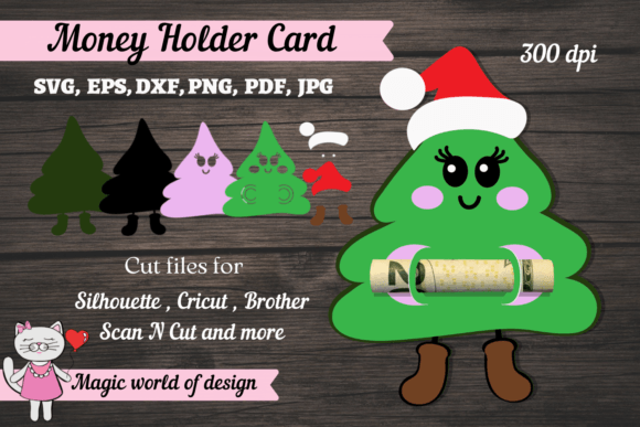 Download Christmas Tree Money Card Svg, 3d Paper - Christmas Collection