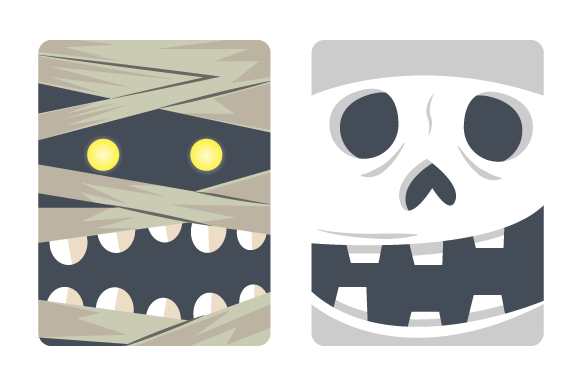 Download Halloween Greeting Card Design 02 - Greeting card design Collection