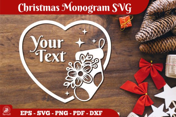 Download Christmas Monogram SVG 3 - Christmas Collection