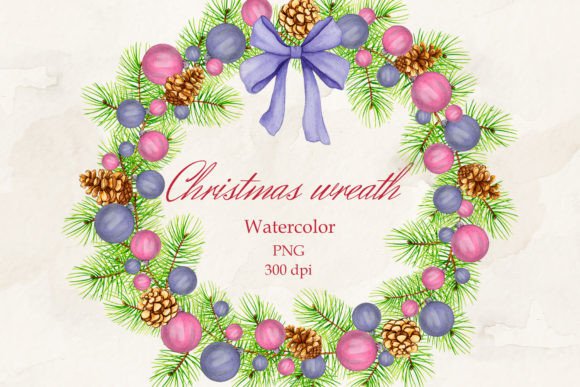Download Christmas Composition. Watercolor. PNG - Christmas Collection