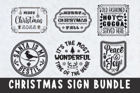 Download Christmas Sign Bundle - Christmas Collection