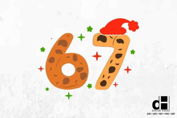 Download Christmas Six Seven Cookies Santa SVGPNG - Christmas Collection