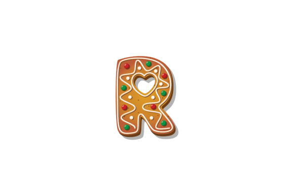Download Alphabet Christmas Cookies Font "R" Svg - Christmas Collection