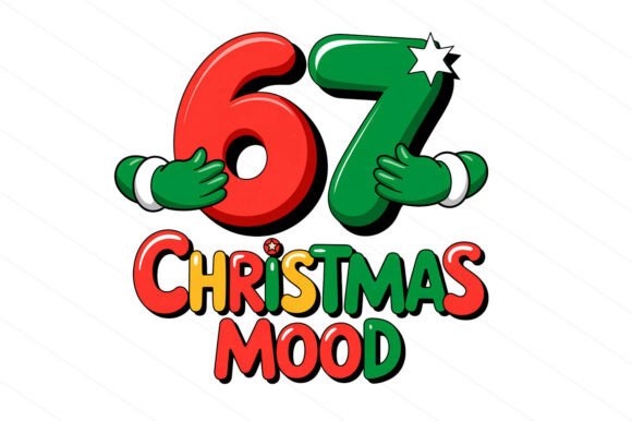Download Funny Christmas Six Seven 67 Png - Christmas Collection