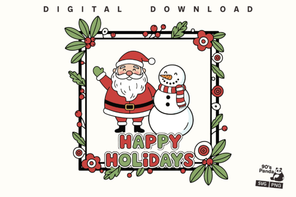 Download Hand-Drawn Cartoon Christmas Svg - Christmas Collection
