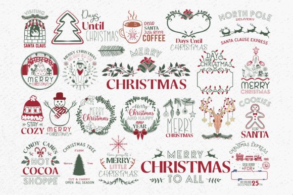 Download Christmas Sign Bundle, Farmhouse Christm - Christmas Collection