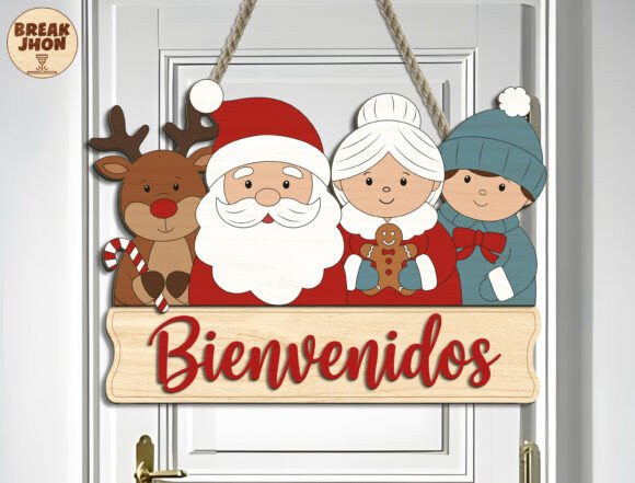 Download Christmas Family Welcome Sign Svg - Christmas Collection